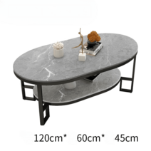 세라믹 테이블 거실 다용도 탁자 낮은 거실테이블 인테리어 소파 티테이블 좌식, 조립, 길이120*폭60*높이45그레이+블랙