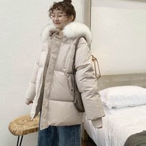 [랜덤플레이] 털 후드 웰론 숏 패딩