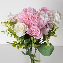 팜팜로즈 조화 미니 작약 성묘조화 모란 부케 명절 산소꽃 인테리어 납골당 장식, 팜팜로즈 조화 미니 작약 성묘조