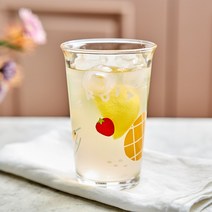 [모던하우스 창원점]홈파티_레터프루츠 유리 주스컵 fruit 350ml_GA0123061, 단품, 선택:단일상품
