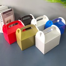 조각케이크상자 답례떡상자 미니 포장 케이스 떡포장, 블루