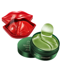 콜라겐 60Pcs 아이 패치 및 체리 드레이팅 세럼 립 마스크 안티 모이스춰 뉴 스킨 케어, 23 set r