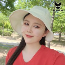 여성 골프모자 HAT-010 린넨 버킷햇 골프썬캡 벙거지모자 햇빛가리개 사이즈조절, 릴리브 HAT-010 화이트