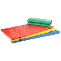 칼라 타포린 구르기매트(크기선택) NF1049-1, 청색_90x180x두께6cm