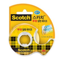 스카치 투명 양면 테이프 디스펜서 136, 8개
