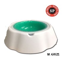 서울퍼피 아이스 식기 그린(M) 강아지 급식기 밥그릇, 1개