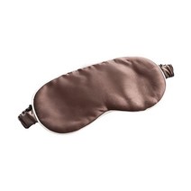 Relcns Mulberry 수면용 실크 아이 마스크 가벼운 아이 커버 여성 및 남성을 위한 부드러운 눈가리개 피부 친화적 여행에 적합 22-Momme 핑크, Brown