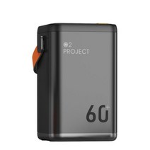 높은 전력 100000mAh 휴대용 캠핑 보조베터리 보조 배터리 빠른 충전 강력한 대용량 60000mAh 예비, Black_50001 mAh-100000 mAh, Grey 60000mah