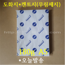 [ 학교납품전문 ] 켄트지 180g A5 500매 / 전문가용 무림도화지