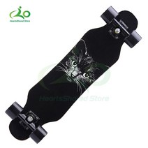 댄싱롱보드 힙스스케이트보드 입문용 보드 코즈모 롱보드 31인치 미니 컴플리트 크루저로, 미니 고양이