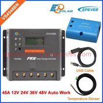 캠핑카 카라반 45A 48V 컨롤러 태양 광 보조 배터리 레귤레이터 VS4548BN 45amps USB 케이블 ble eBOX 안드, 04 wifi USB and sensor