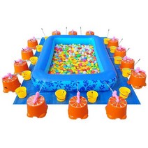 대형 낚시 수영장 놀이터 물고기 연못 잡기 튜브 에어, 8평 패키지1