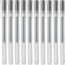 일본직발송 3. 무인 양품 겔 잉크 볼펜 블랙 140×10MM 심경 0.38MM 캡식 10개 세트 44564769 B09SHCJYM3, One Size, One Color