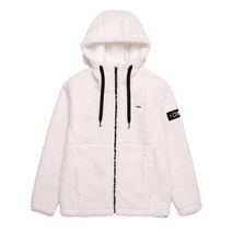 내셔널지오그래픽 코스토니 플리스 후드 집업 양털 뽀글이 풀집업 아이보리 N204UFT930