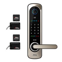밀레시스텍 지문인식 주키 도어락 카드 걸이 2p + 스티커 2p, MI6400F