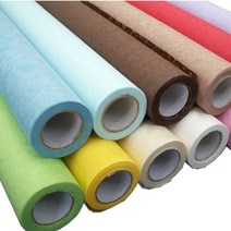 고급 낙수지 20M 롤한지 벽지 황토방 포장지 인테리어, 주황색