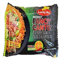 Lucky Me! Instant Noodle Soup (Chili Mansi 2.12 Ounce (Pack of 30), 1