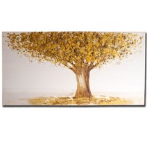 아네샵행운을 부르는 황금나무 유화거실액자