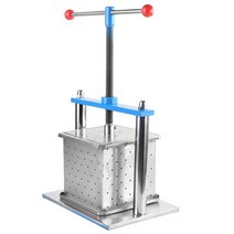 두부압착 프레스 두부틀 누름판 압력 편육 메주 공장, 실버 25x25x20cm
