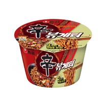 농심 신볶게티 큰사발 107g, 16개