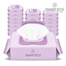 ★알뜰쇼핑최대20%쿠폰★스마트에코 비바체플러스 120매 20팩 캡형 아기물티슈