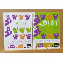 고야미 해골 스티커