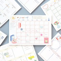 오디너리데이즈 A4 플래너 (먼슬리 위클리), Weekly Planner 02. Milk