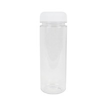 플러스샵 심플 휴대용 보틀 6색상 플라스틱 물병 1개입 500ml, 흰색(6개)