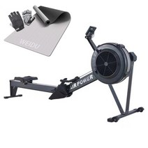 에어 로잉머신(Air Rowing Machine) 가정용 접이식 전신 조정운동기구 효과 헬스장 크로스핏 로잉머신 WEIDU 웨이두 콜라보 출고(주말 제외), 블랙