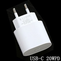 USB 고속 충전기 20W PD USB-C 전원 어댑터 EU 플러그 18W 빠른 충전기아이폰 호환 11 12 미니 프로 최대 13 8 플러스 X XS SE 2020 아이팟 IPAD, PD 18W Charger