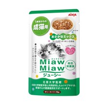 아이시아 먀우먀우 70g 옵션선택, 쥬시, 생선믹스