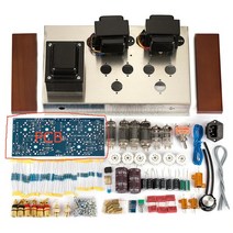 앰프 음향기기 2021 신제품 ICAIRN AUDIO 6P1 + 6F2 홈 오디오 진공관 전력 증폭기 DIY 키트 12W 조립 버전, 02 DIY Kits version_02 220V