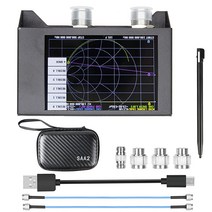 NanoVNA SAA-2N VNA 안테나 분석기 금속 케이스 4 인치 디스플레이 50KHz -3GHz 벡터 네트워크 HF Nano, 01 SAA-2N