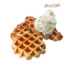 브레드샵 [브레드샵] 플레인 크로플 45g x 10개 +벨지움 와플 85g 1개