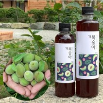 먹자마켓 무농약 개복숭아효소 개복숭아청 진액 원액 액기스 300ml 500ml