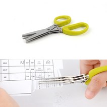 수동 파쇄기 3중날 파쇄용 가위 보안 문서 기밀 개인정보 공문 신용카드 쿠폰 인쇄물 종이