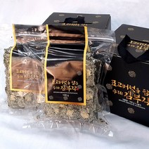 친환경 표고버섯 수제 김부각 김스낵 튀각 100gx2 간단한 밑반찬 찹쌀부각 선물세트, 표고김부각선물