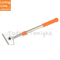 Kitchen 철판 헤라 끌 닭갈비판 스크래퍼 청소용 헤라 작업용 이물질 제거 사선 스크레퍼, ♡2단 해피손스크래퍼♡, [ 1개 ]