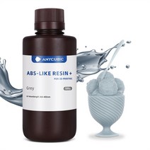 레진 아트 공예 레진몰드 에폭시레진 Anycubic-업그레이드 ABS-Like 3D 프린터 수지 경도 및 인성 405nm UV 경화 표준 포토 폴리머 출시, [02] Grey-500g