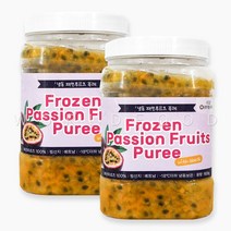 베트남 냉동 패션후르츠 퓨레 passion fruit puree[900gX2병], 2개, 900g