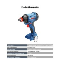Bosch GDS 18V-EC 300ABR 무선 전동 렌치 전동 스크루드라이버 리튬 임팩트 렌치베어메탈, GDX 180-LI, 01 GDX 180-LI