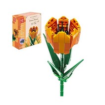 Mould King 24013 Tulip Flower Bouquet Building Kit132 PCS Single