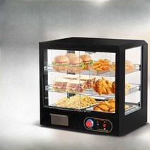 온장고 온열 쇼케이스 보관 튀김 호빵 찐빵 치킨, 스퀘어 3층