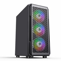 PC 케이스 컴퓨터 본체 조립 김하전 박스 오피스 가정용 데스크톱 ATX 표준 전원, 03.선마 베르사유