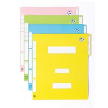 친환경칼라정부화일(A4 핑크)-팩(10개입) 화일 종이화일 칼라정부화일 사무용품 정부화일