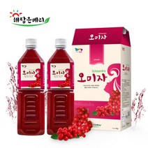 해담은베리 순수오미자 무설탕 무첨가 1000ml2병