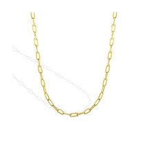 일본 발찌 목걸이 여성 펜던트 동도금 골드 절묘 페이퍼 클립 체인