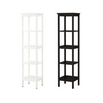 [이케아] HEMNES 4칸 선반유닛/책장/수납장/장식장/서랍장, 색상:화이트_802.176.56