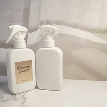 플라스틱 건 스프레이 공병 - 화이트 백색 200ml