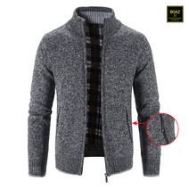 [조르지오그린랜드] 남성 기모 집업 사이드 지퍼 가디건 / 추운 간절기 최고의 제품